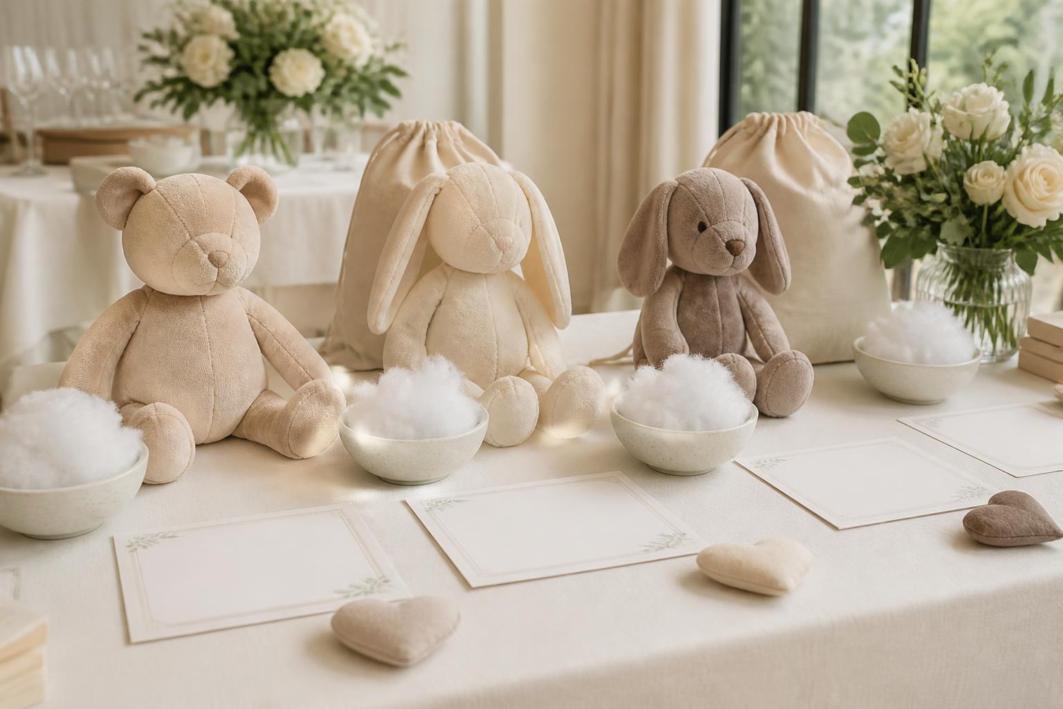 Alekai Cuddle Bar neutral plush-making experience for children at private events.